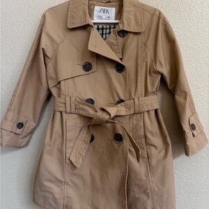 Zara Kids Trench Coat 5T